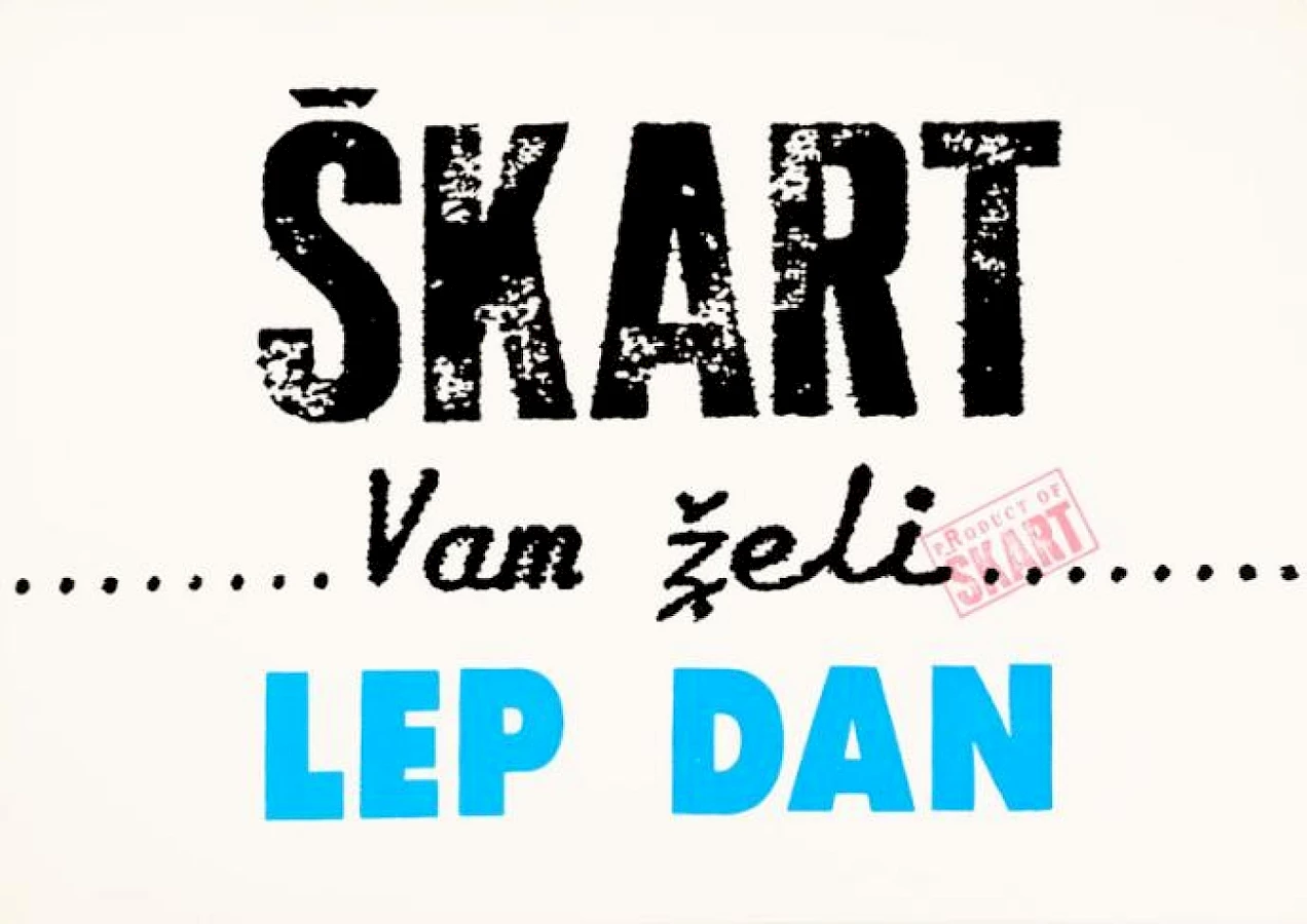 6 Seda Yildiz Škart Wishes You A Nice Day1990silk Screen Print On Paper, Stamped34,9 × 49,7 Cm